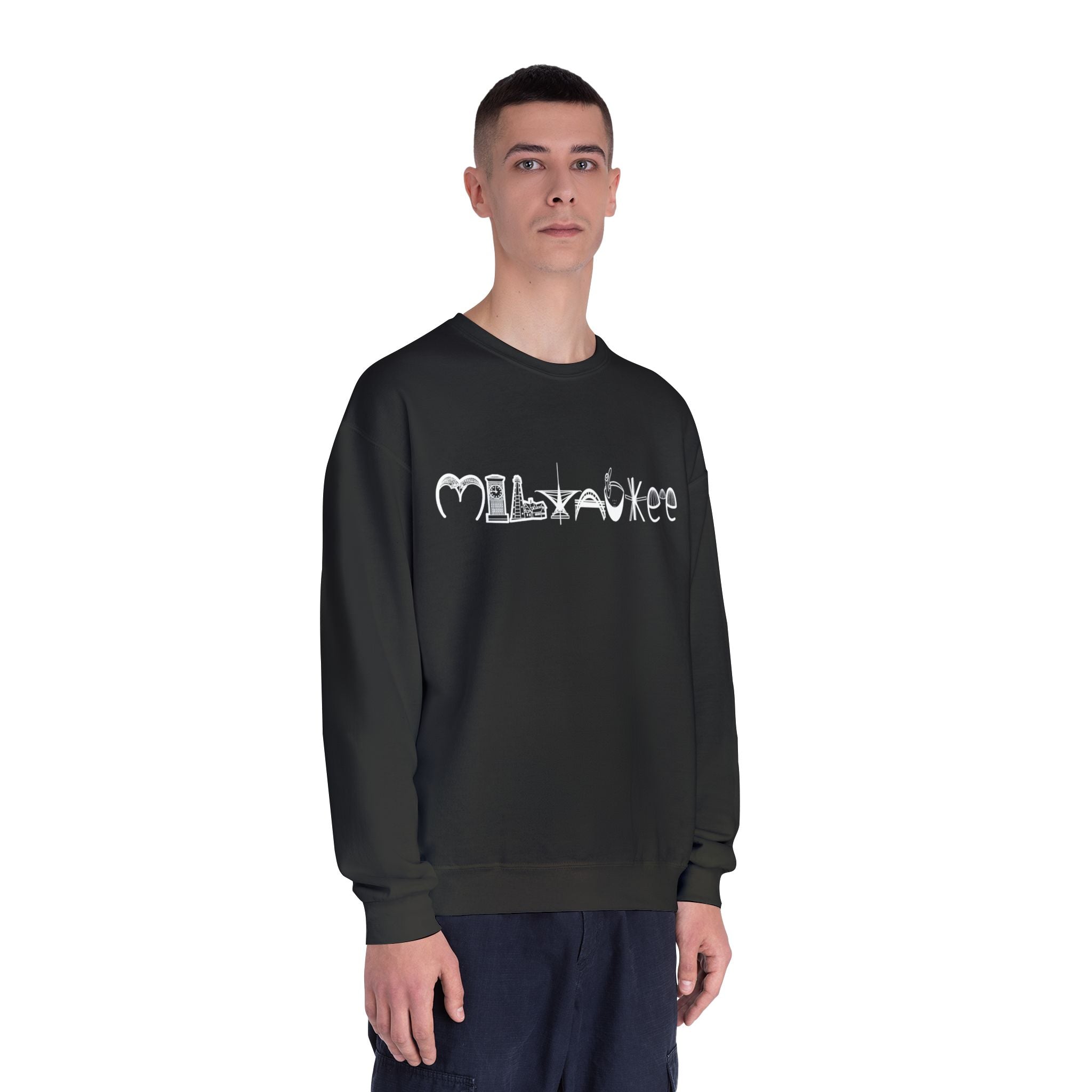 Milwaukee Landmarks Unisex Crewneck Sweatshirt