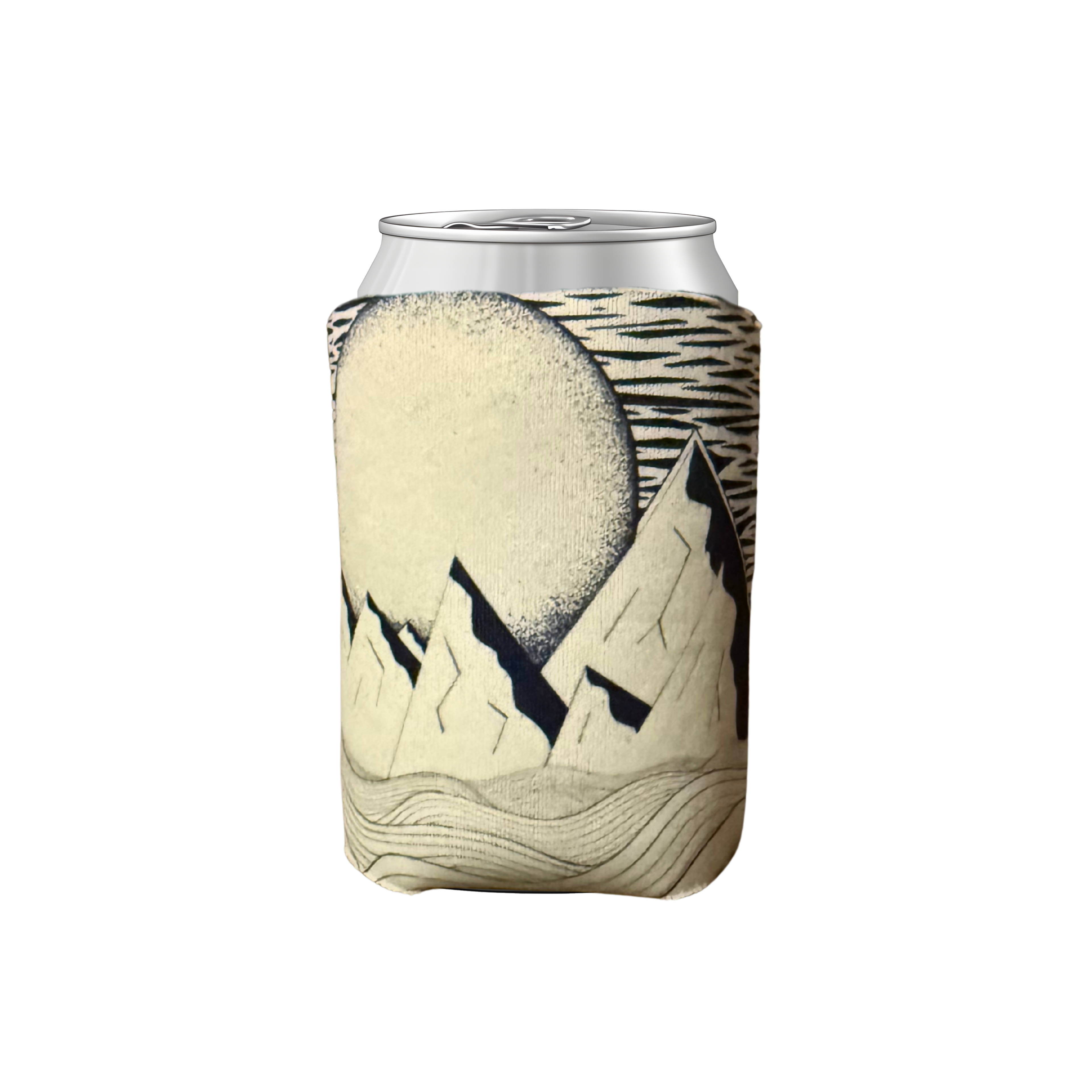 The Moon and the Tides Koozie - Standard Can Size