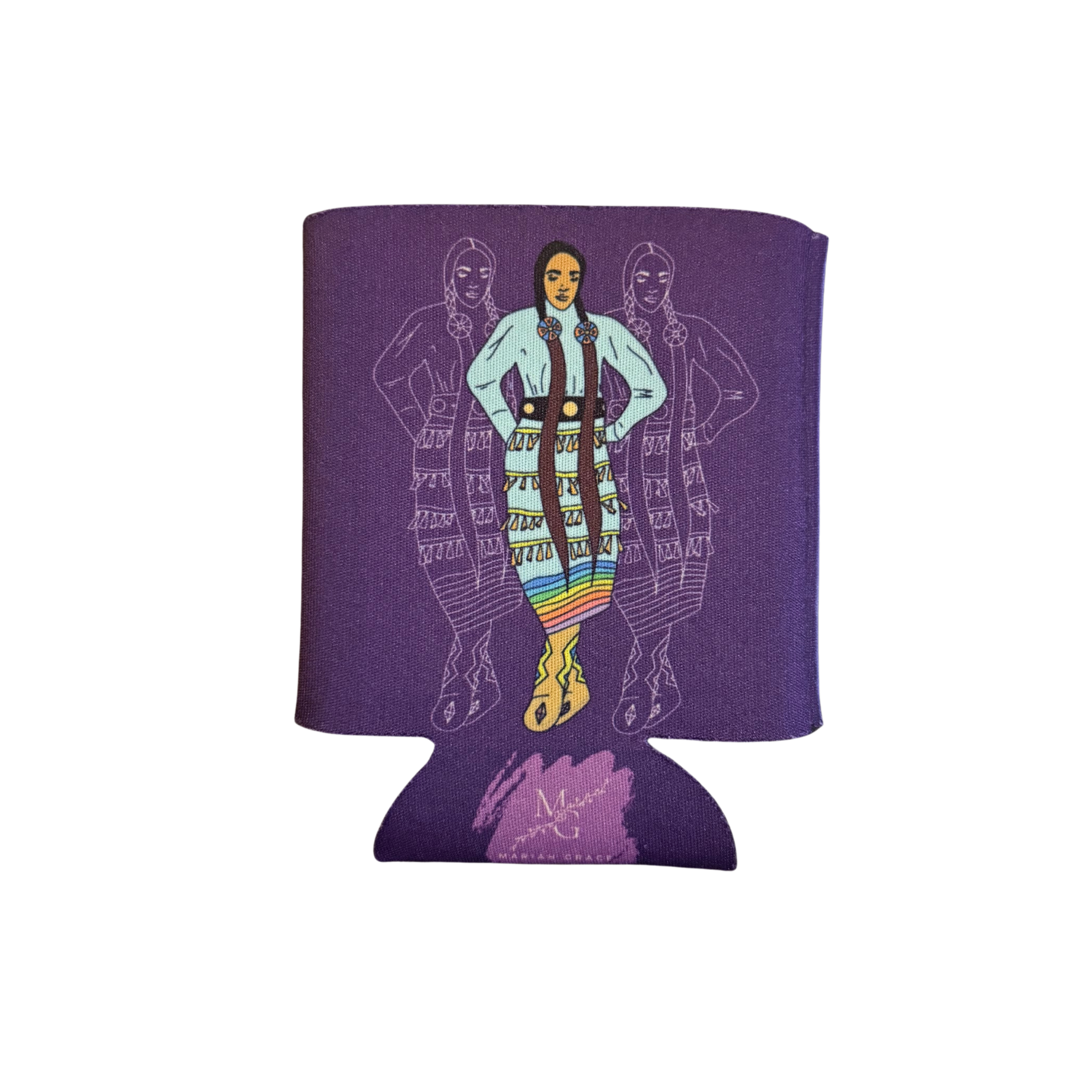 Jingle Dress Dancers Koozie - Standard Can Size