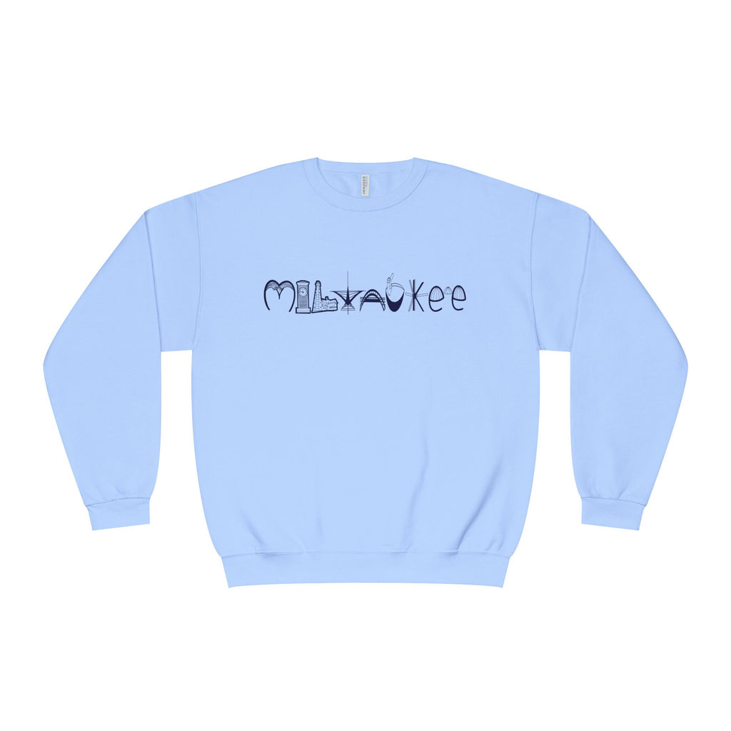 Milwaukee Landmarks Unisex Crewneck Sweatshirt