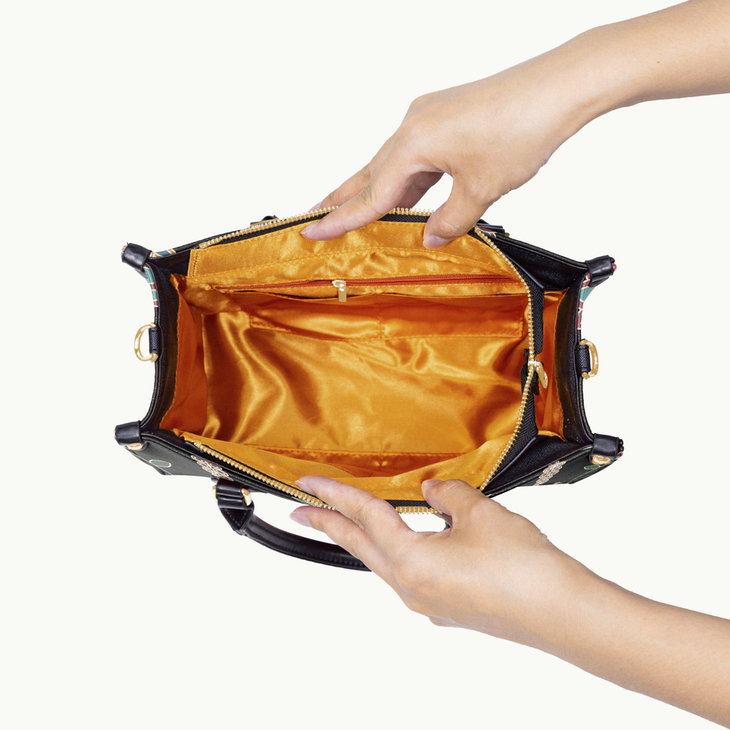 Ojibwe Floral Adjustable Purse