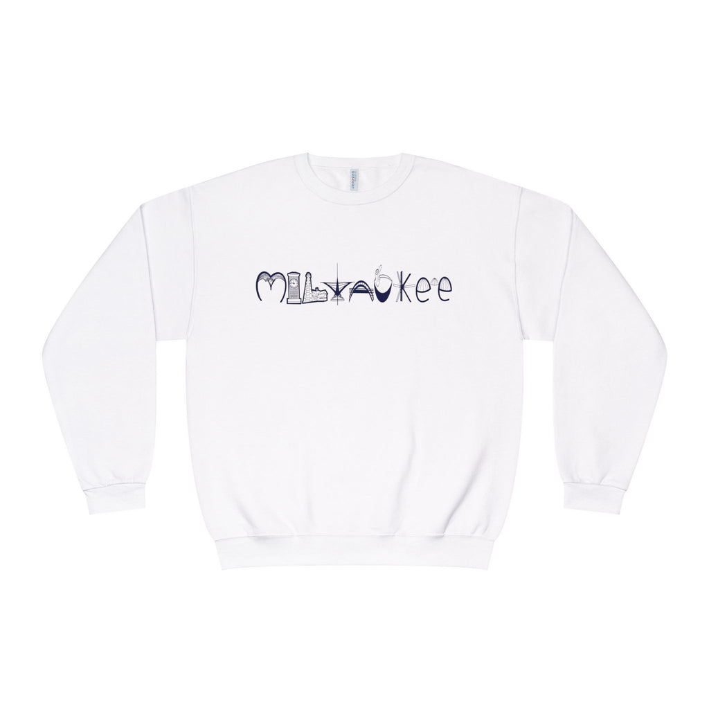 Milwaukee Landmarks Unisex Crewneck Sweatshirt