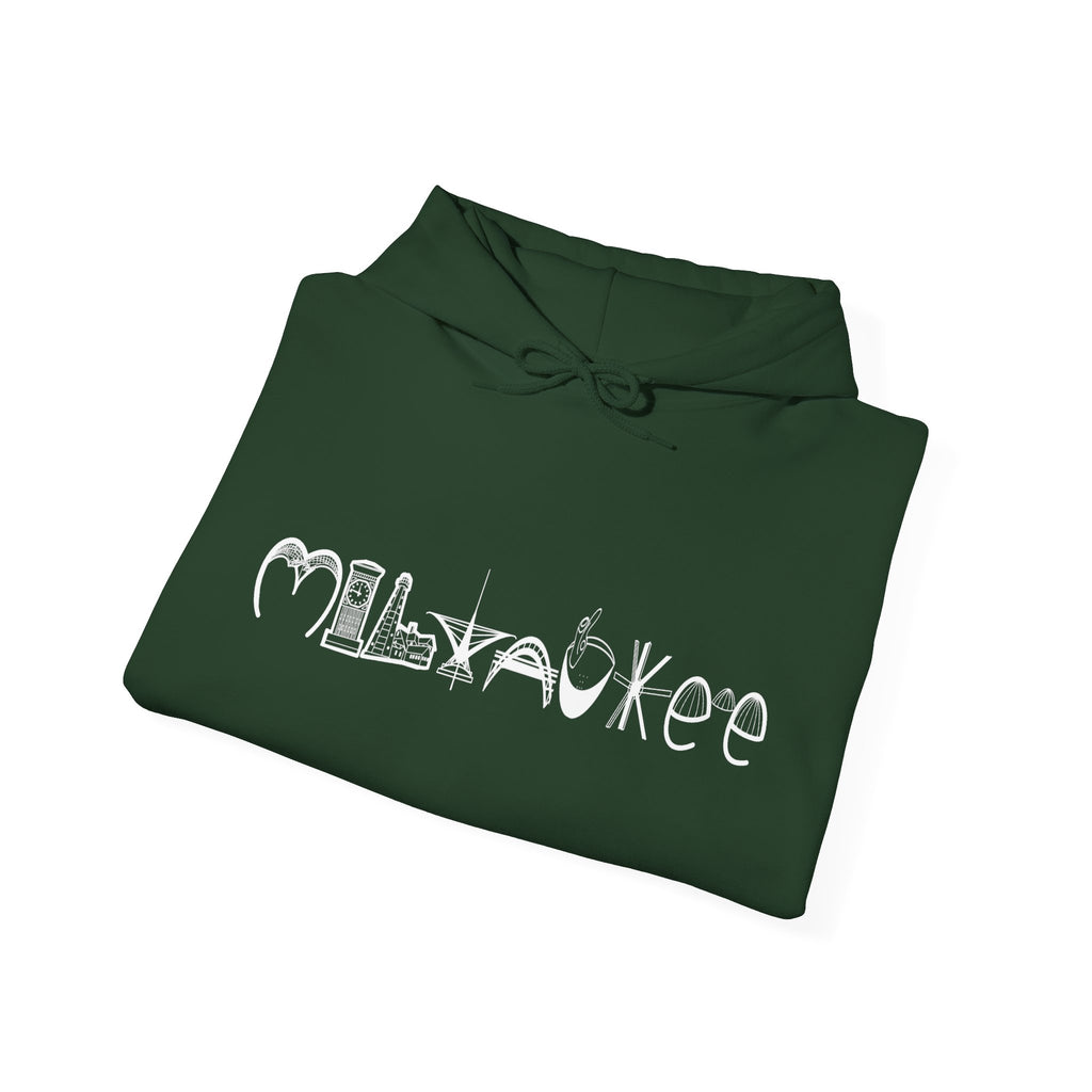 Milwaukee Landmarks Hooded Sweatshirt