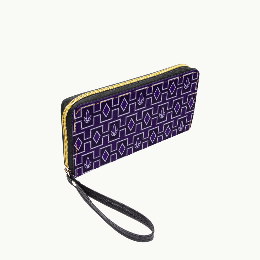 A Rich History Clutch Wallet with Wristlet
