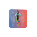 Jingle Dress Dancers Wooden Fridge Magnet - 3x3 inch