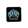 A Bear At Night Wooden Fridge Magnet - 3x3 inch