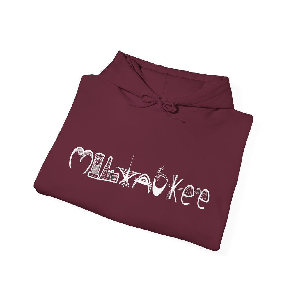 Milwaukee Landmarks Hooded Sweatshirt