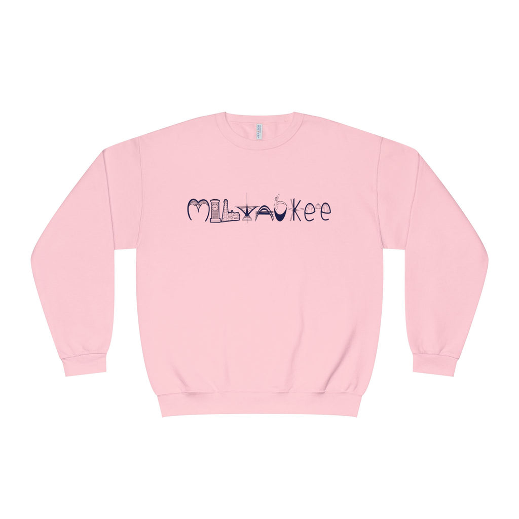 Milwaukee Landmarks Unisex Crewneck Sweatshirt