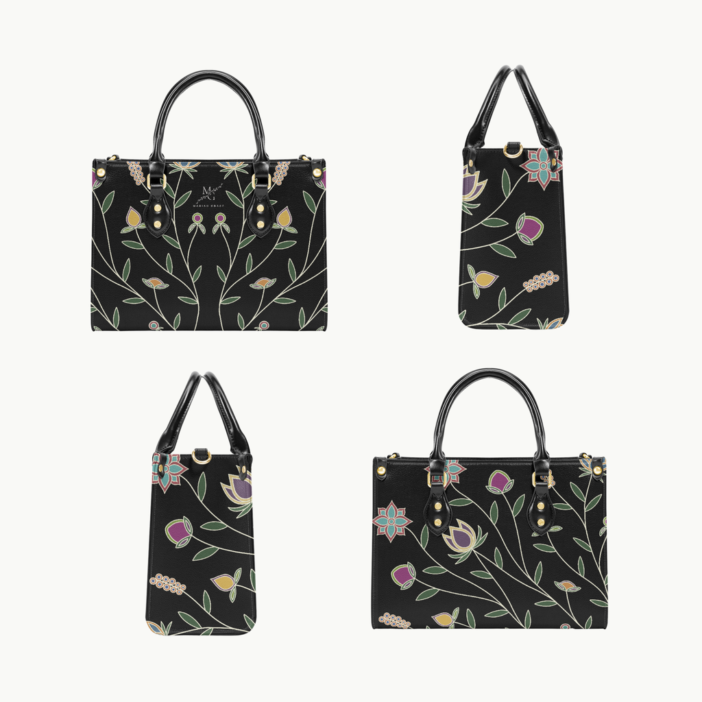 Ojibwe Floral Adjustable Purse